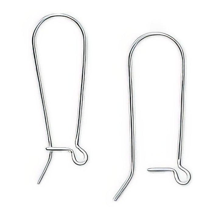 Ohrhaken Kidney Silver filled 31mm 2 Stück