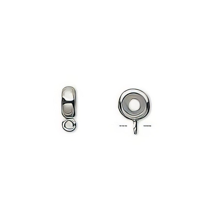 Easy style Stopper mit Oese 925 Silber m.Gummi  1 Stück