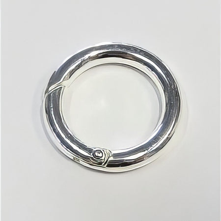 Ringkarabiner silberf. 25mm 1 Stück