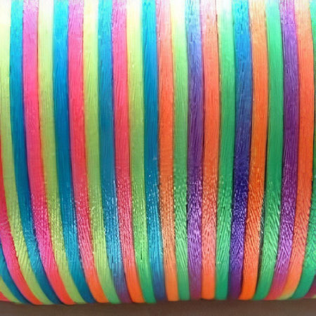 Satinband Mix Konfetti 2mm rund/ 1m