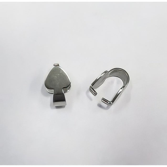 XL Aufhänger Edelstahl 15.6x9.4mm 10Stk