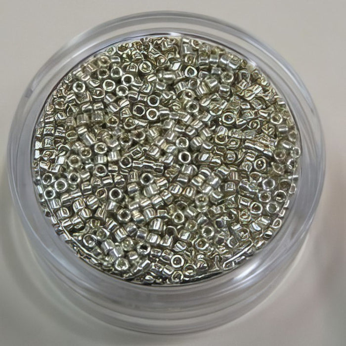 2mm Delica silber 5gr.
