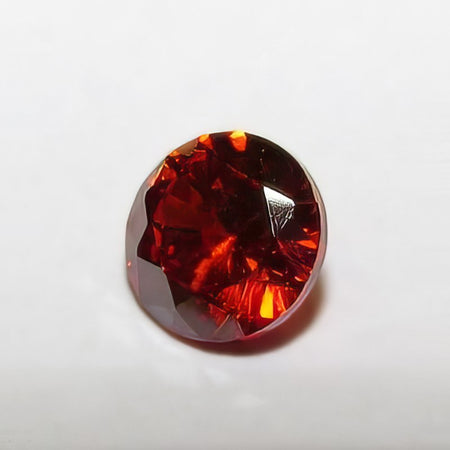 Zirkonia Orange/Rot  bis 650 C° Farbstabil5mm 1 Stück