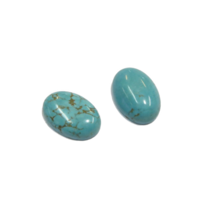 Cabochon Magnesit (türkis G) 9,5x14mm 1 Stk.