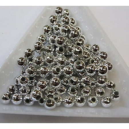 Perle 4x5mm versilbert(PL)100Stück