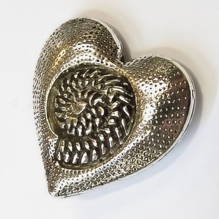 Herzperle Swirl 30x30mm 1Stk.