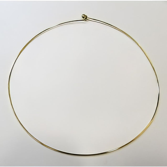 Halsreif 1.5x150mm Ø goldfarben