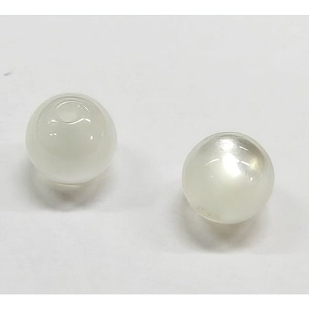 Polaris glanz weiss 8mm 1 Stück