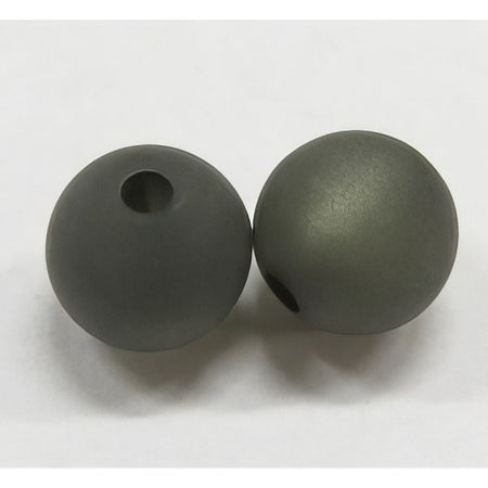 Polarisperle dunkel grau 14mm