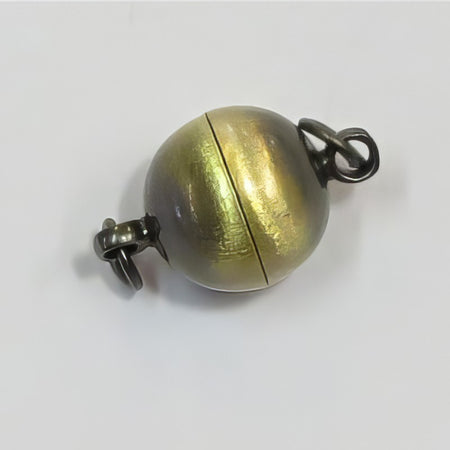 Magnetverschluss 10x16mm rund messingfarben 1 Stk.