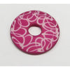 Polarisperle Scheibe Lux magenta 30mm 1 Stück