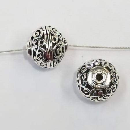 Metallperle Indira 11x12mm 1Stk.