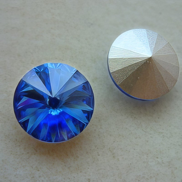 Rivoli  blau  6mm 1 Stück