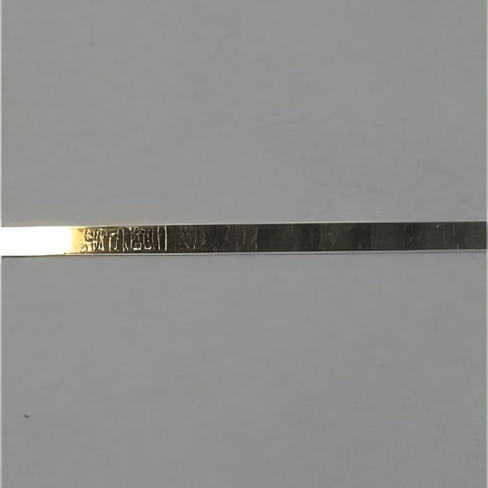 Cabochon Draht 5x0.5mm (Bezel Wire) fein Silber 10cm – Bild 2