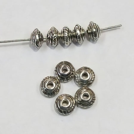 Spacerperle Bicone 4,7x3mm 10 Stück