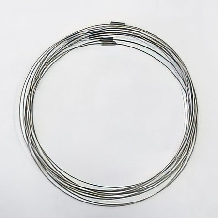 Edelstahldraht 1mm Ø Kette silber m. Magnet