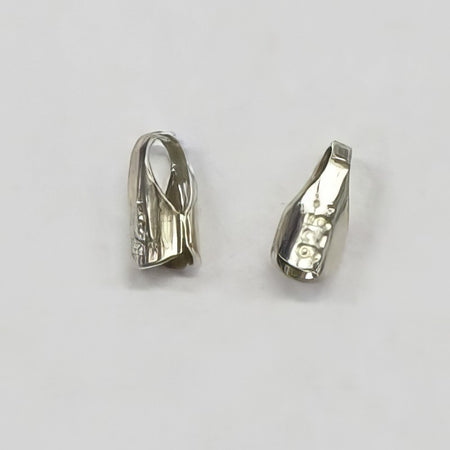 Kord-Kappe 2mm 925 Sterling Silver 2 Stück