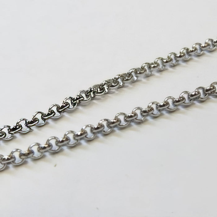 Rolo Kette 2x2mm Chirurgenstahl 1m