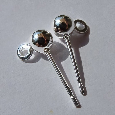 Ohrstecker mit 4mm Kugel 2 Stück