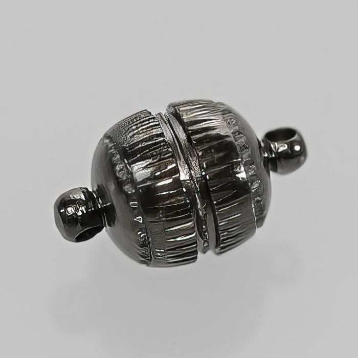 Magnetverschluss rund 9x13mm anthrazit 1 Stk.