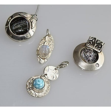 Art Clay Kurse "2" Cabochon kalt fassen oder glas Artclay Kombi Kurs