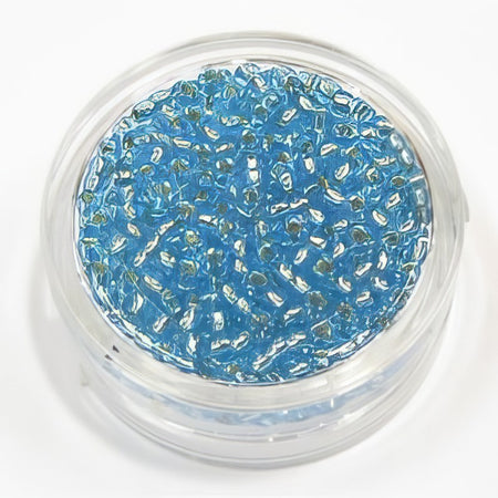 Rocailles Japan aqua blau silverline trans.2.5mm 8gr