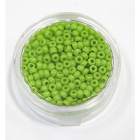 Rocailles Japan opak grün 3mm 8gr