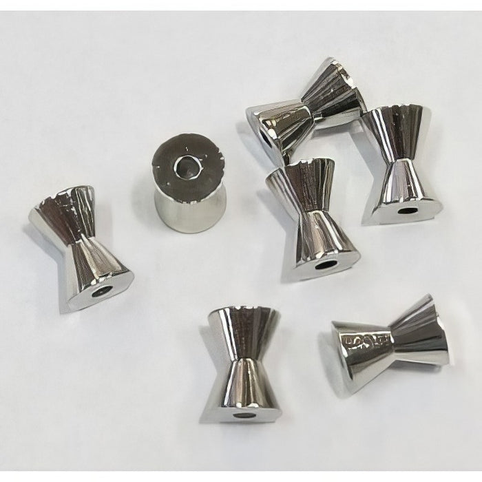 Metallperle Doppelkegel 9x6,5mm 10 Stk.