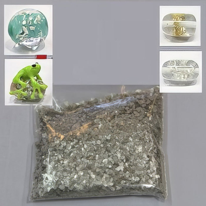Flitter Silber  für Glasperlen 30gr.