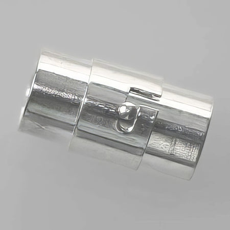 Magnetverschluss Lang 15.5x7mm silberfarben 1 Stück