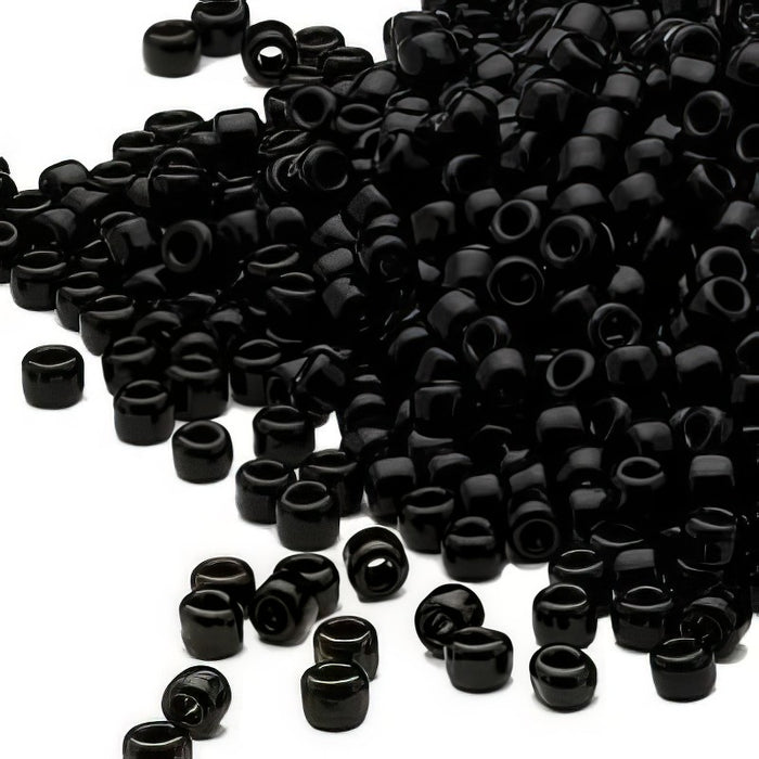 Rocailles schwarz 2mm 20gr