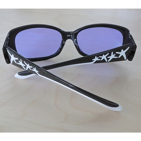 Schutzbrille Didymium PC Profi Stern weiss der Sterne etwas gelb