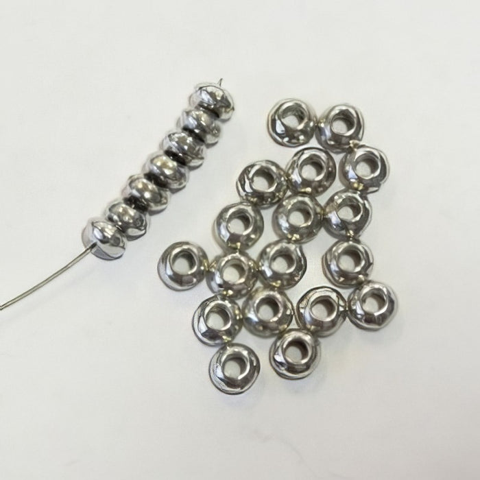 Spacerperle Bicone simple 5x2.8mm  25 Stück