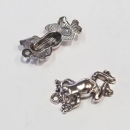 Anhänger Frosch 21x12mm 2 Stück