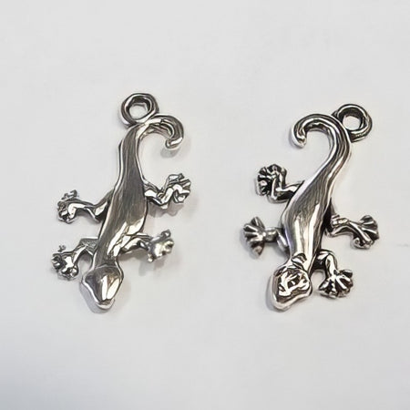 Anhänger Geko 22.5x12.5mm 2 Stück