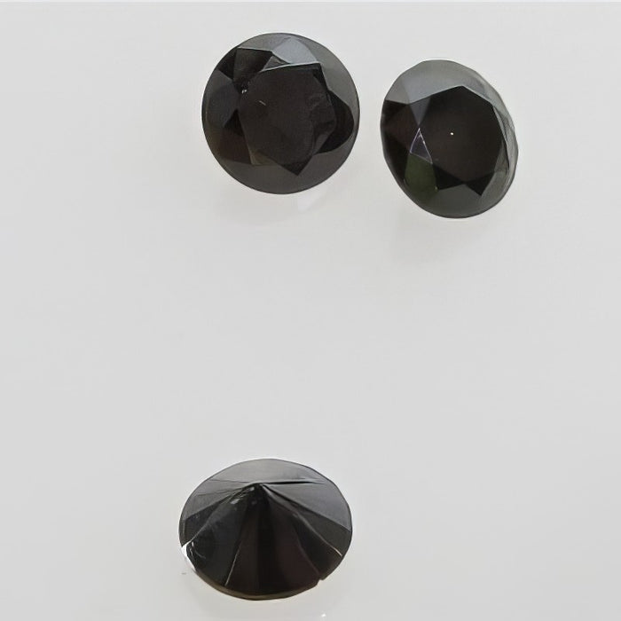 Kit de création de boucles d'oreilles en acier inoxydable avec zircon de 2 mm au choix, 1 paire