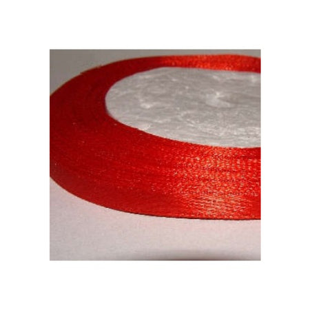 Satinband rot 6mm 1 Rolle ca. 20m