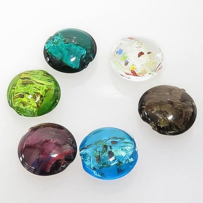 Lampwork Silberfolie div Farben fritt 20x10mm 1Stück