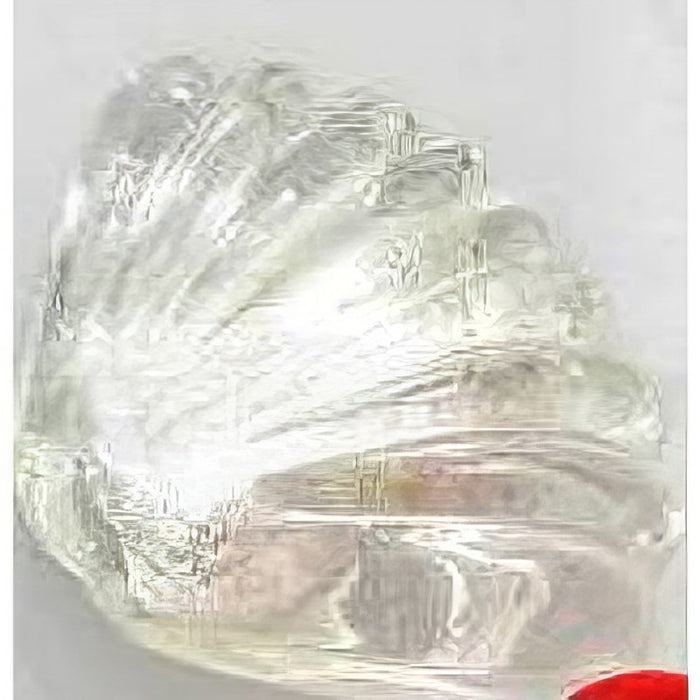 Muschel Glas div Farben silberfolie 20x26mm 1Stück