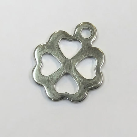 Anhänger Kleeblatt  Edelstahl 1 Stück