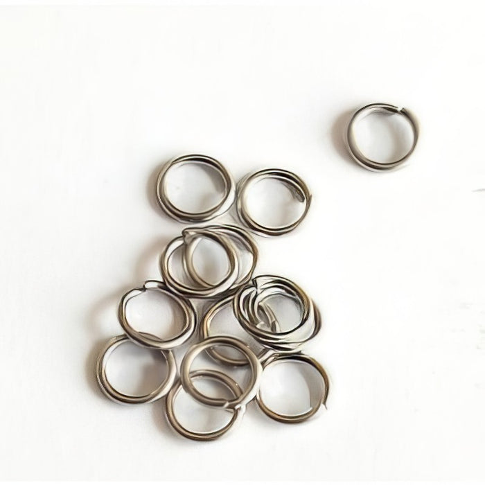 Ringli offen Edelstahl 5x1mm 10 Stück
