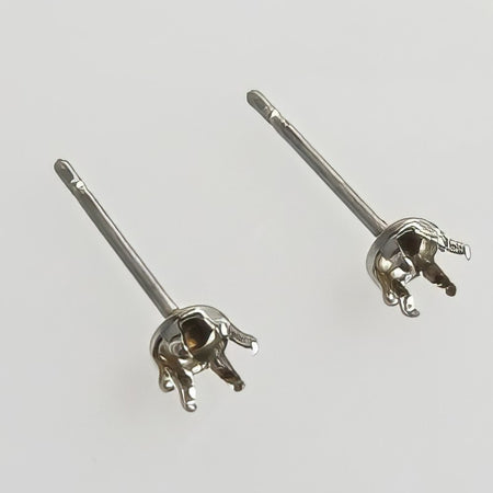 Ohrstecker easy Schnapp Edelstahl für 4mm 2 stück