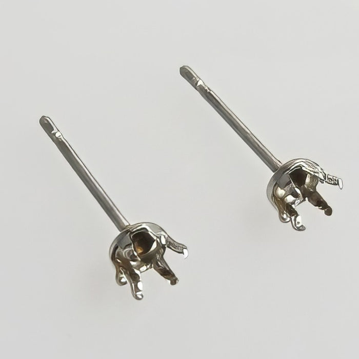 Ohrstecker easy Schnapp Edelstahl für 4mm 2 stück