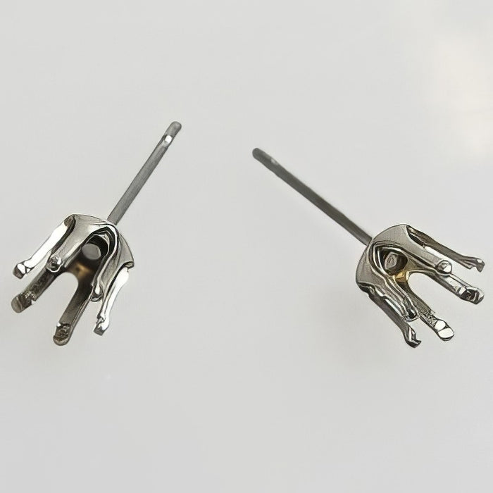 Ohrstecker easy Schnapp Edelstahl für 5mm 2 stück