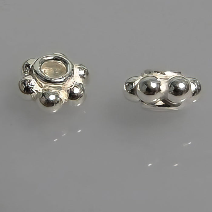 Gänseblümchen gross Perle 925 silber 1 Stück