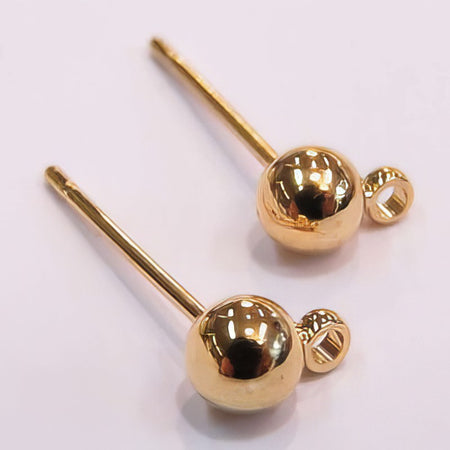 Ohrstecker Kugel g 2 Stück