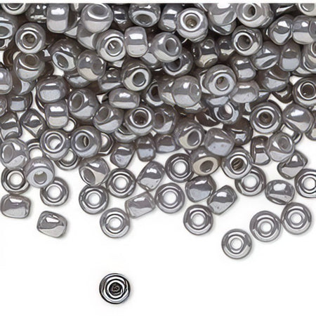 Rocailles grau Japan 4mm 17gr