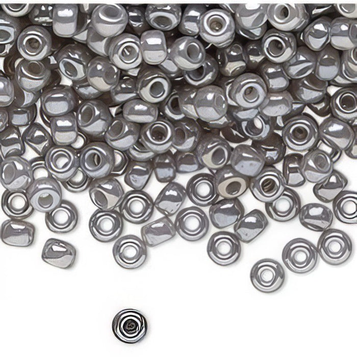 Rocailles grau Japan 4mm 17gr