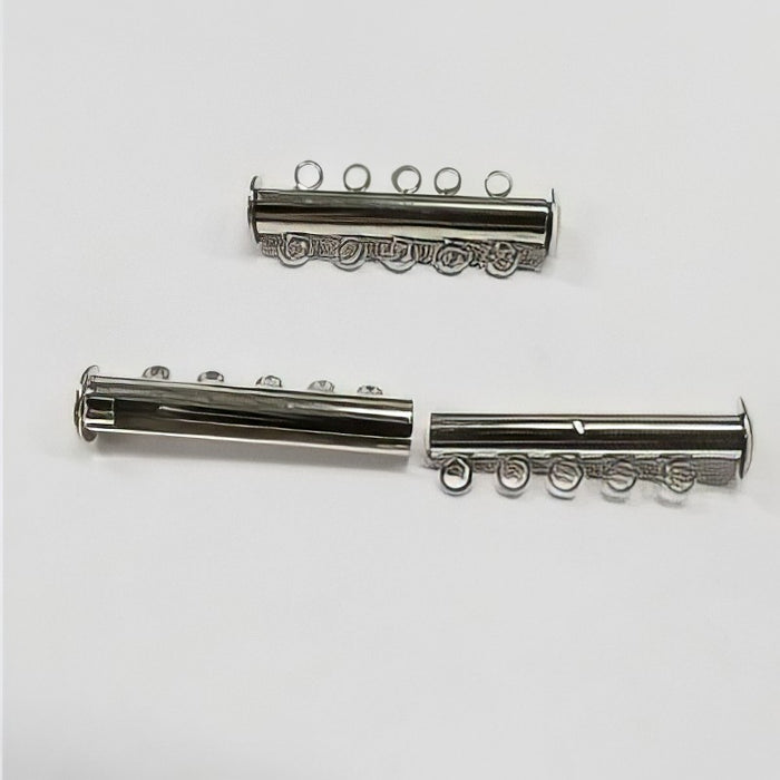 Mehrstrang Slide Verschluss magnetisch 5er platinf.1 Stk