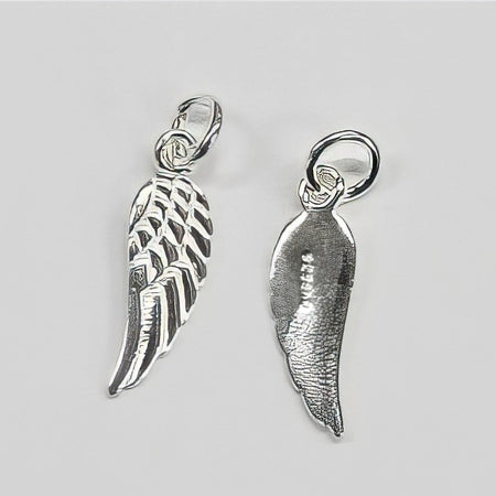 Anh.Flügel flach 16x5mm Silber 925 1 Stk.